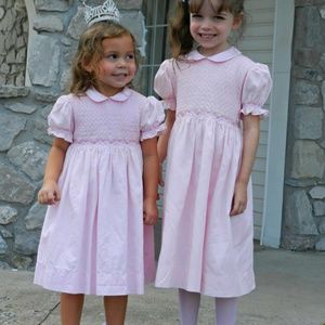 Girl's Easter Dress smocked